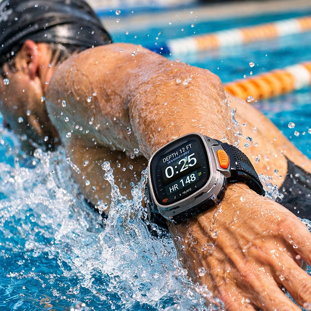 Prime Solar Watch Ultra — action
