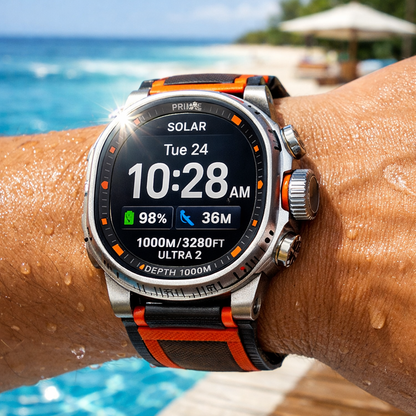 Prime Solar Watch Ultra 2 — lifestyle