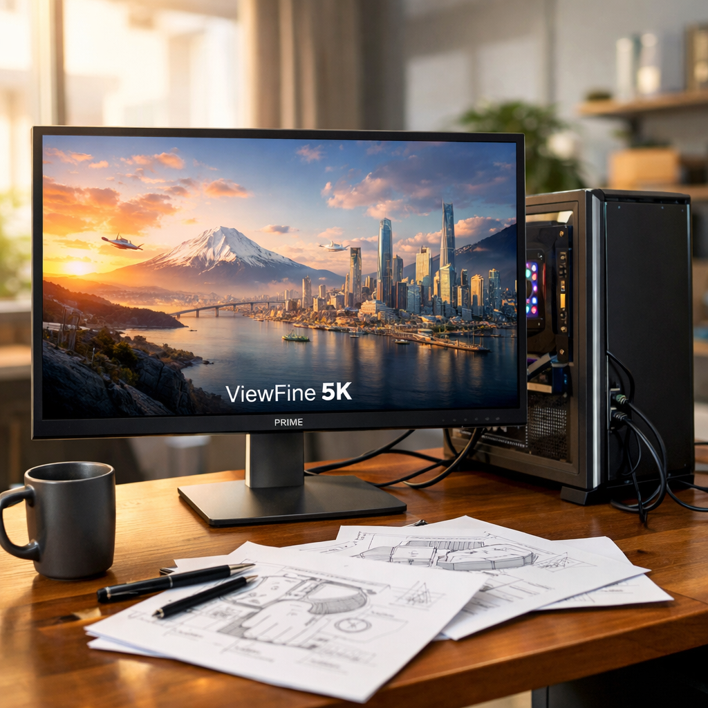 Prime ViewFine 5K Monitor — lifestyle