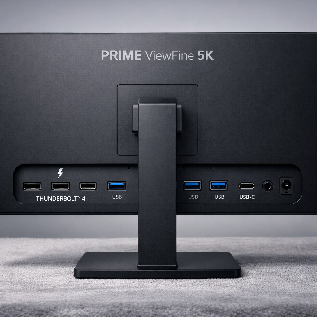 Prime ViewFine 5K Monitor — back