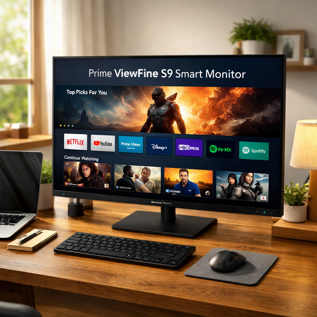 Prime ViewFine S9 Smart Monitor — lifestyle