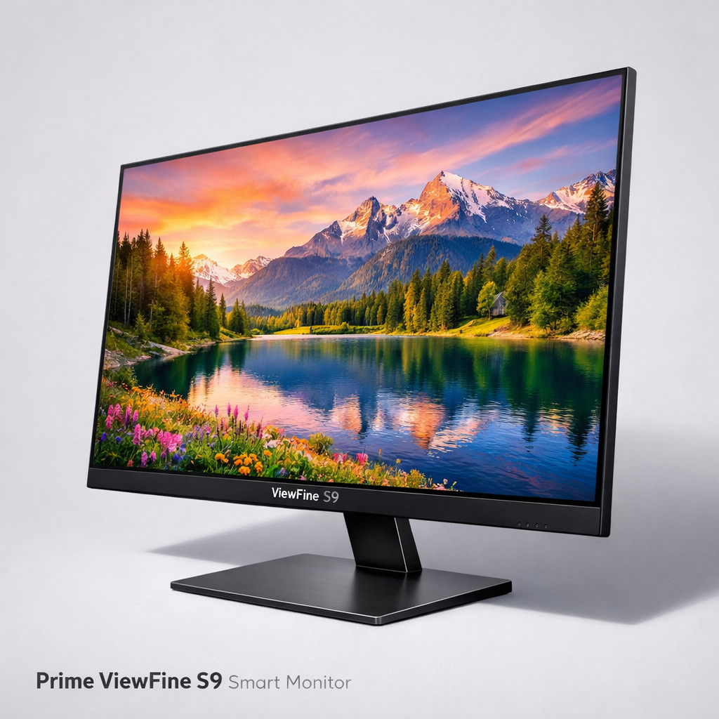Prime ViewFine S9 Smart Monitor — angled_view