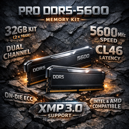 Pro DDR5-5600 CL46 Memory Kit — specs