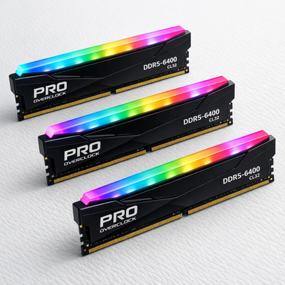 Pro Overclock DDR5-6400 CL32 Memory Kit — angle_view