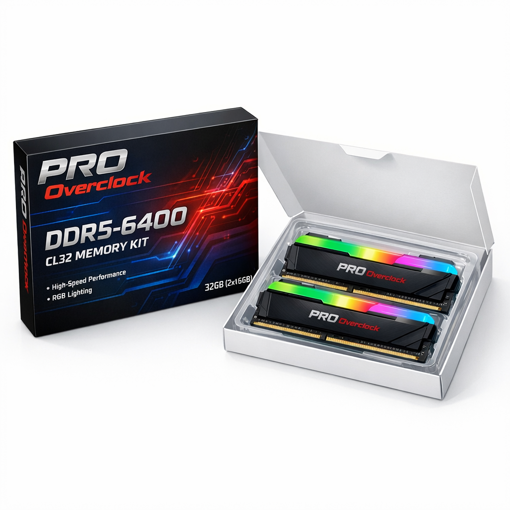 Pro Overclock DDR5-6400 CL32 Memory Kit — package