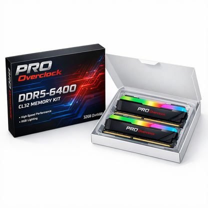 Pro Overclock DDR5-6400 CL32 Memory Kit — package