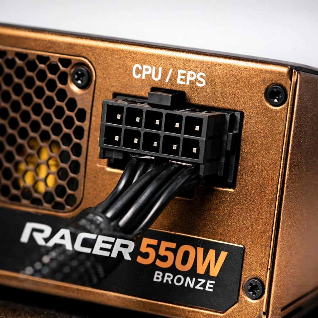 Racer 550W Bronze Power Supply — detail image