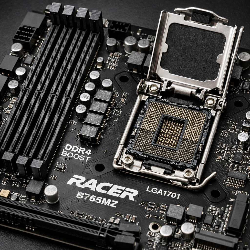 Racer B765MZ — close-up