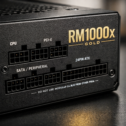 RM1000x Gold Power Supply — detail