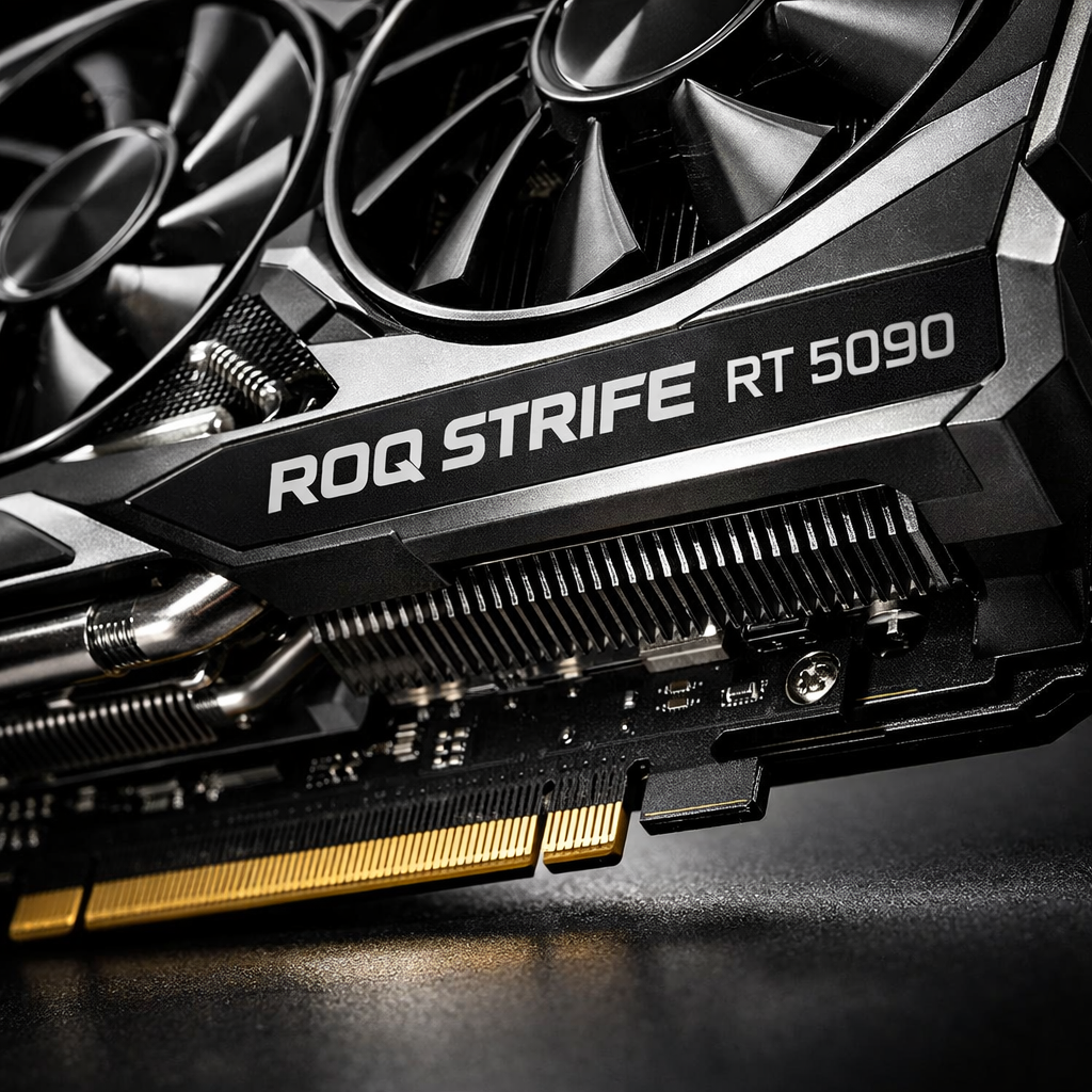 ROQ Strife RT 5090 Graphics Card — close-up image