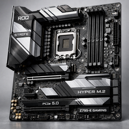 ROQ Strife Z795-E Gaming — angled view