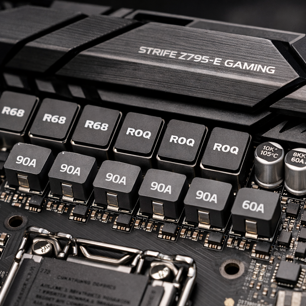 ROQ Strife Z795-E Gaming — close-up detail