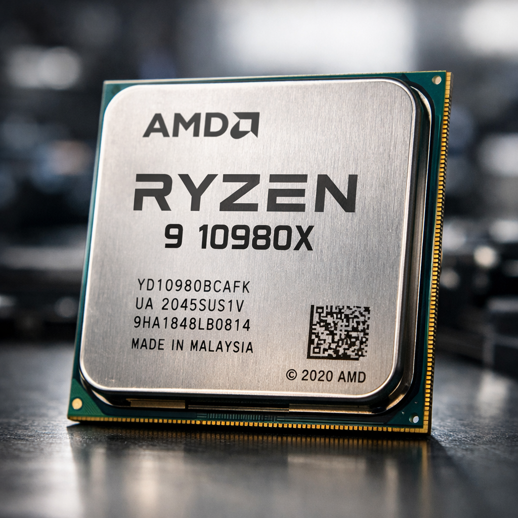 Ryzon 9 10980X Processor — close-up