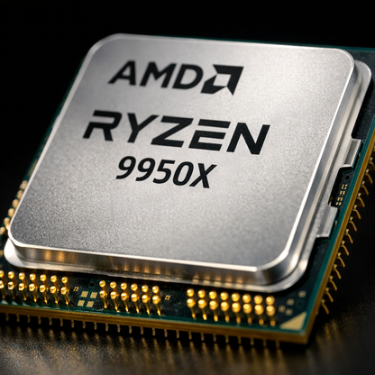 Ryzon 9 9950X Processor — close-up