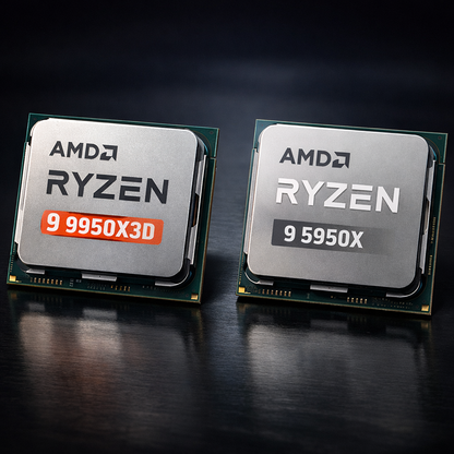 Ryzon 9 9950X3D Processor — comparison