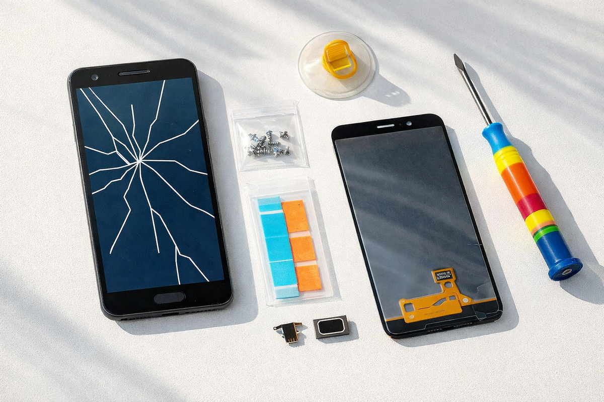 Screen Repairs & Touch Fixes: A Beginner’s Guide to Displays — detail