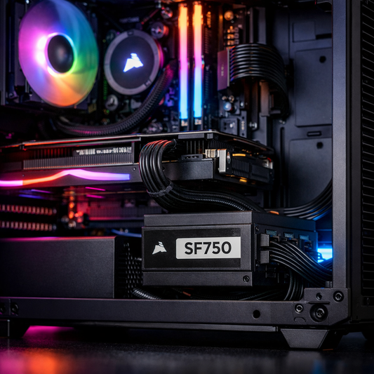 SF750 SFX Power Supply — lifestyle