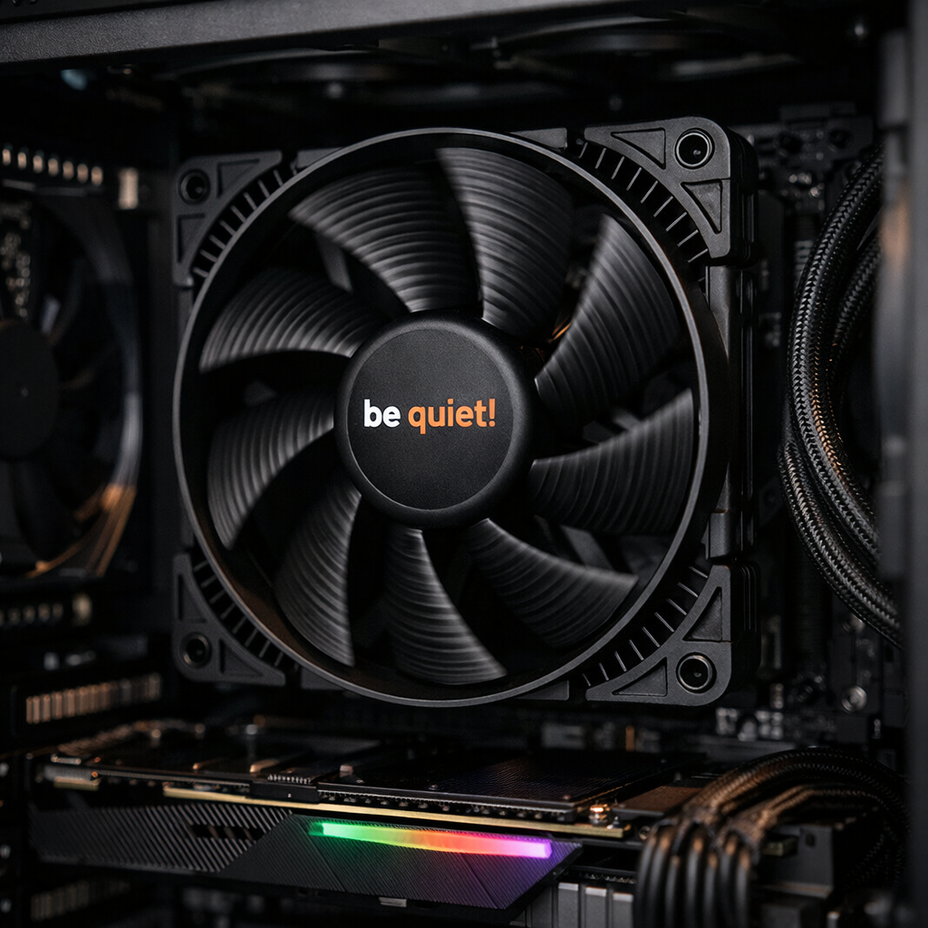 Silent Wings 140mm PWM Fan — lifestyle
