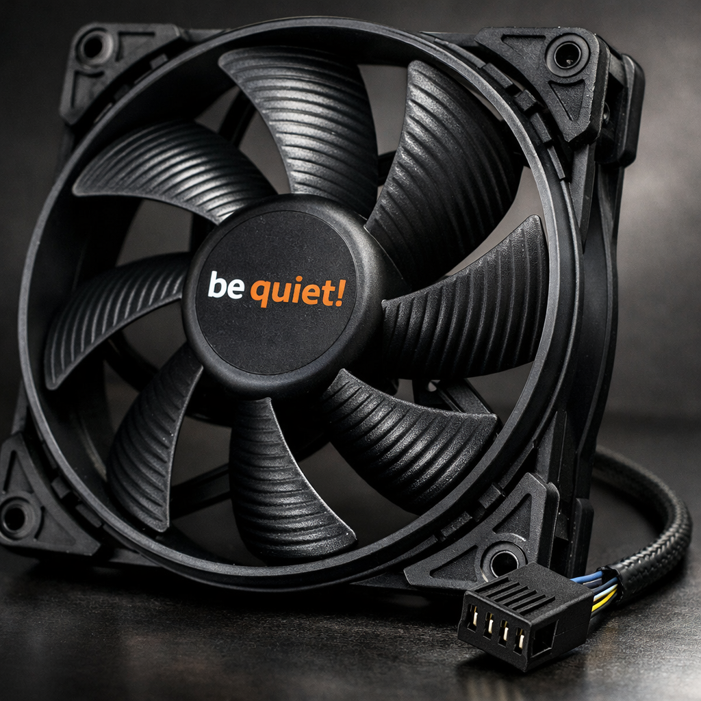 Silent Wings 140mm PWM Fan — close-up