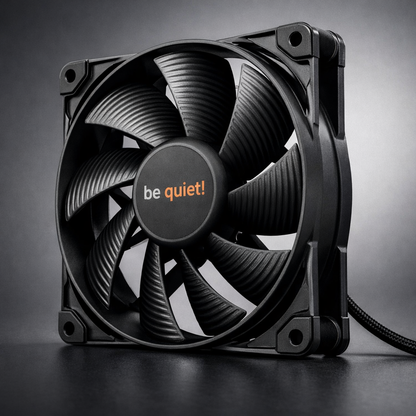 Silent Wings 140mm PWM Fan — angled view