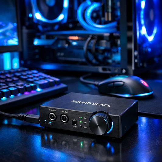 Sound Blaze External USB DAC — lifestyle