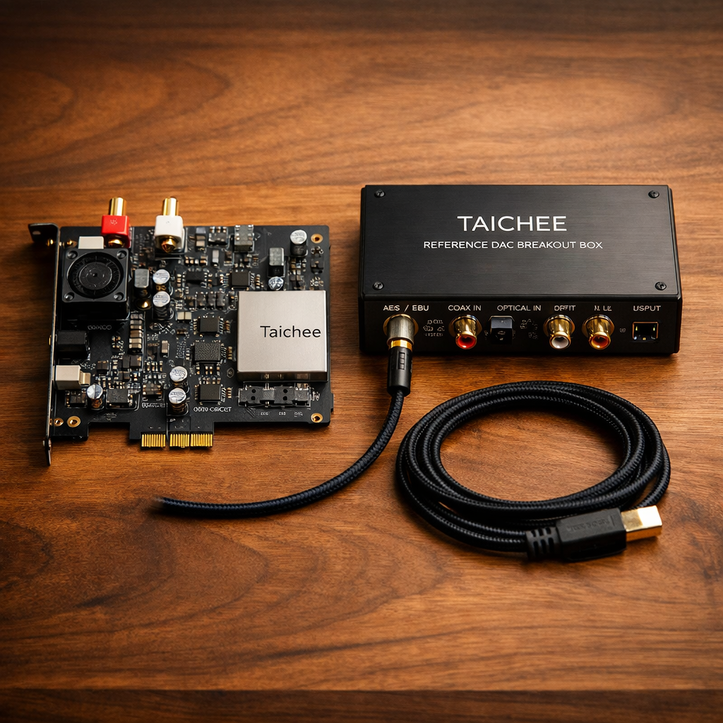 Taichee Reference DAC Card with Breakout Box — product_showcase
