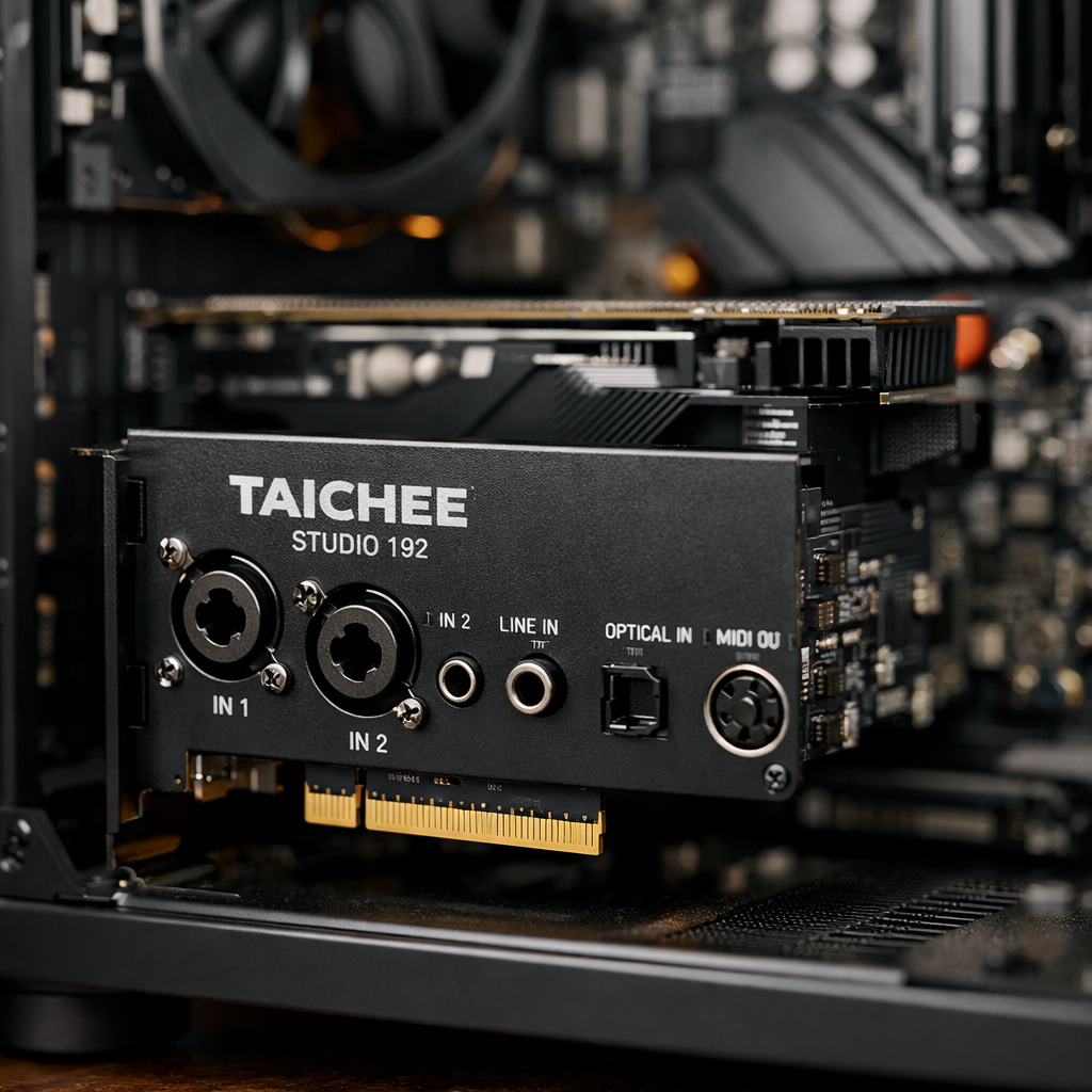 Taichee Studio 192 Audio Interface Card — lifestyle