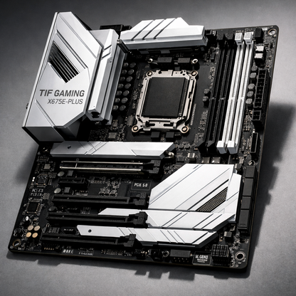 TIF Gaming X675E-Plus — angled