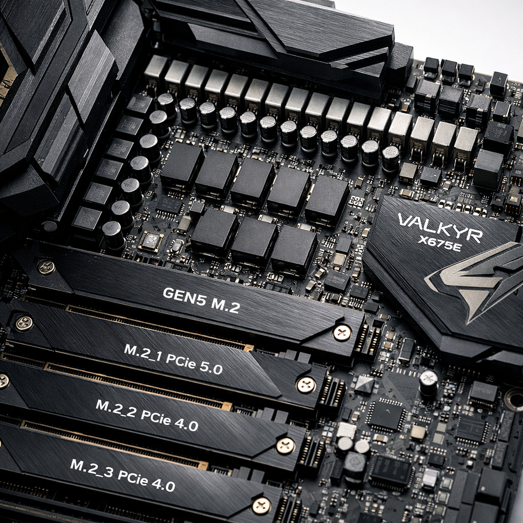 Valkyr X675E — detail shot