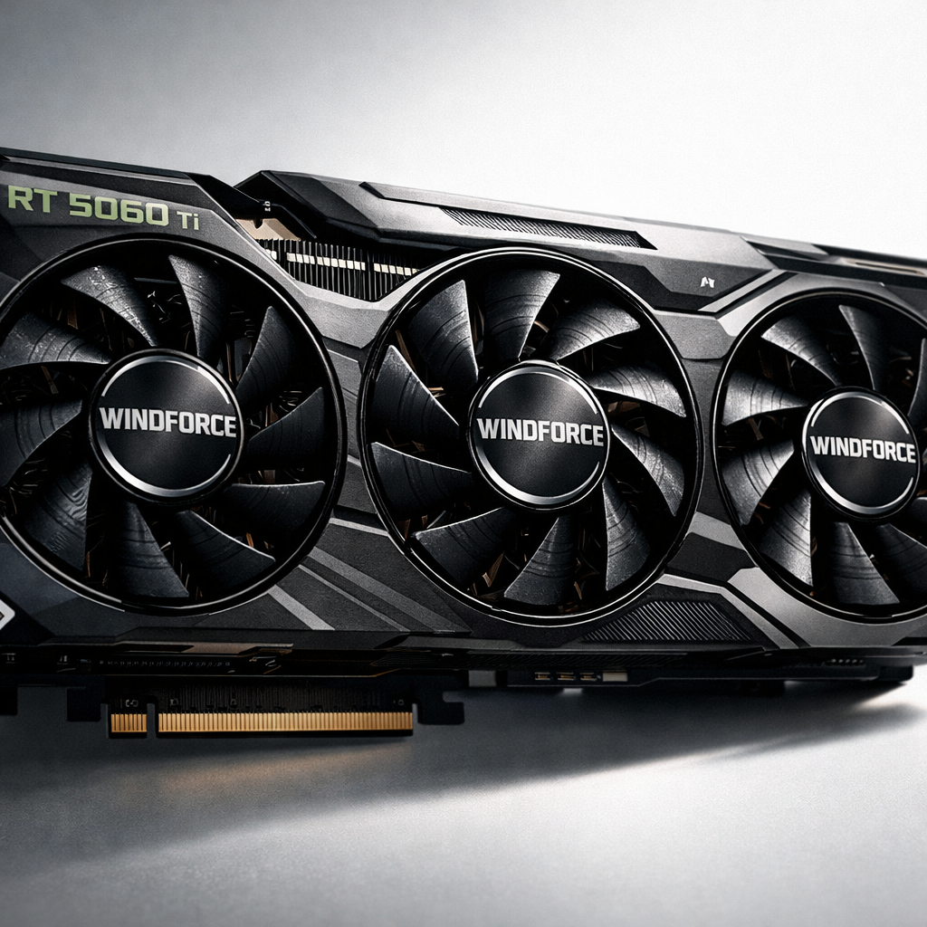 Windforce RT 5060 Ti Graphics Card — close-up