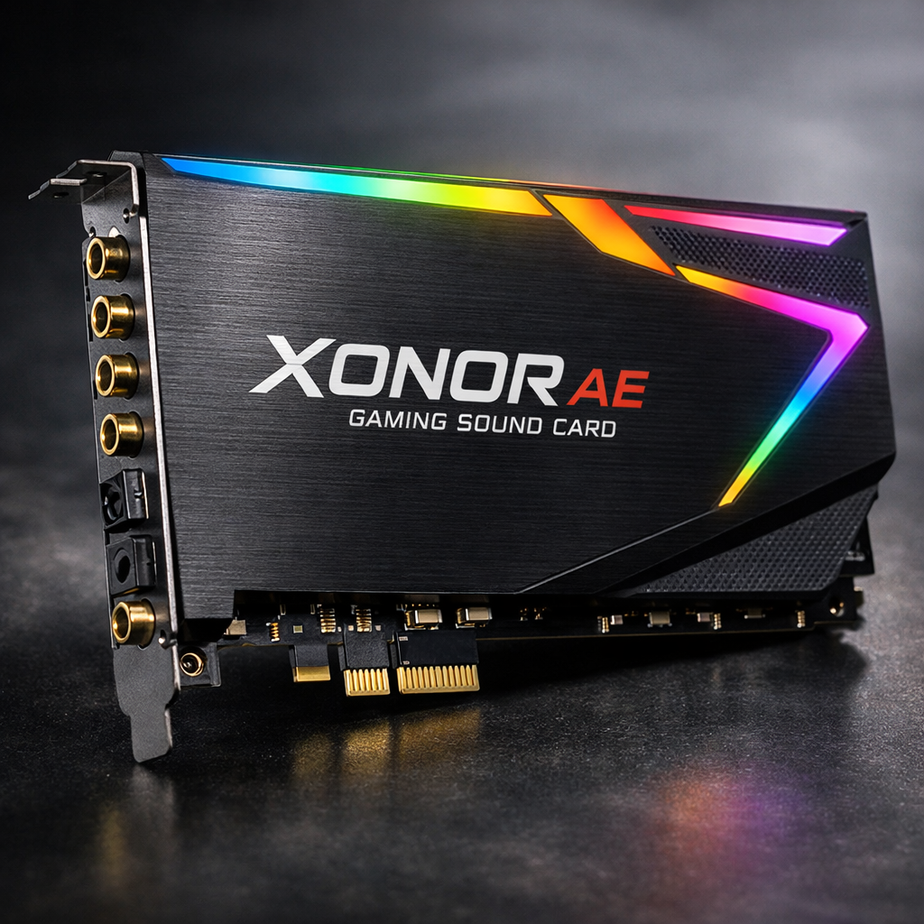 Xonor AE Gaming Sound Card — angled_view